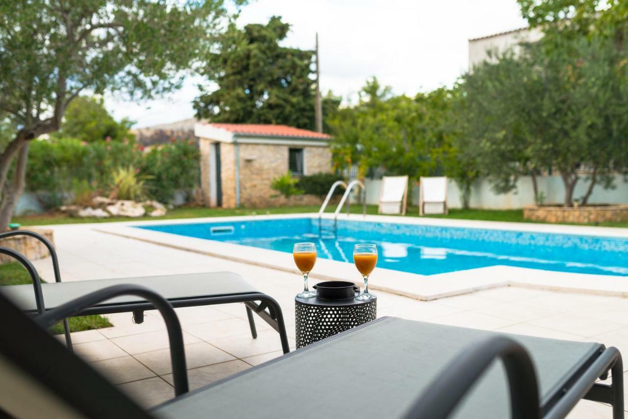 Villa Croatica Apartments Zaboric Bagian luar foto
